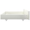 321986 vidaXL Bed Drawers 2 pcs White Solid Pine Wood