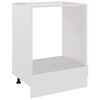 vidaXL Шафа для духовки Білий 60x46x81,5 см ДСП