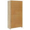 800228 vidaXL Wardrobe Sonoma Oak 100x50x200 cm Chipboard