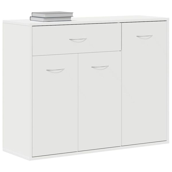800675 vidaXL Sideboard White 88x30x70 cm Chipboard