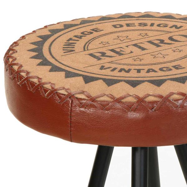 vidaXL Барні Стільці 4 шт Натуральна Шкіра