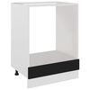 vidaXL Шафа для духовки Чорний 60x46x81,5 см ДСП