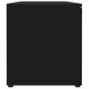 vidaXL Тумба під телевізор Чорний 120x34x37 см ДСП