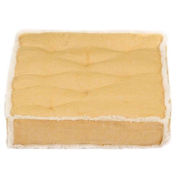 vidaXL Подушка для дивана з піддонів Жовтий 73х40х7 см