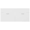 804674 vidaXL Sink Cabinet White 100x38,5x46 cm Chipboard