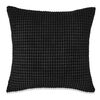 vidaXL Комплект Подушок 2 шт Чорний 45x45 см Велюр