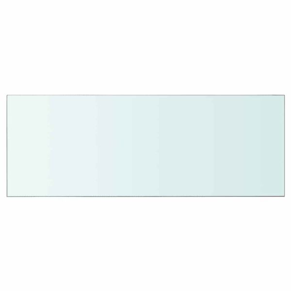 vidaXL Скляна панель для полиці Прозорий 80х30 см