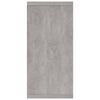 800688 vidaXL Sideboard Concrete Grey 88x30x65 cm Chipboard