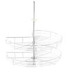 vidaXL 2-Рівневий Кухонний Дротяний Кошик 270 Градусів 71x71x80 см