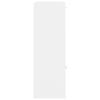 vidaXL Шафа для зберігання Білий 60x29,5x90 см ДСП