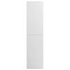 800231 vidaXL Wardrobe High Gloss White 100x50x200 cm Chipboard