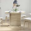 800246 vidaXL Dining Table Sonoma Oak 110x60x75 cm Chipboard