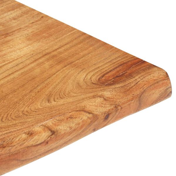 vidaXL Журнальний столик з необробленими краями 60x60x40 см Масив акації