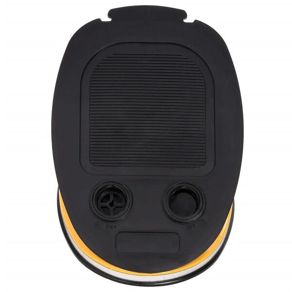 vidaXL Ножний Насос Сірий і Жовтий 21x29,5 см ПП і ПЕ