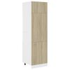 vidaXL Шафа для холодильника Дуб сонома 60x57x207 см ДСП