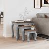 vidaXL Вкладні столики в комплекті 3 шт Масив відновленої деревини