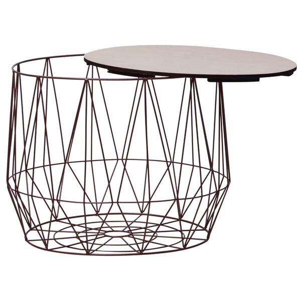 vidaXL Журнальні столики 2 шт Мідний