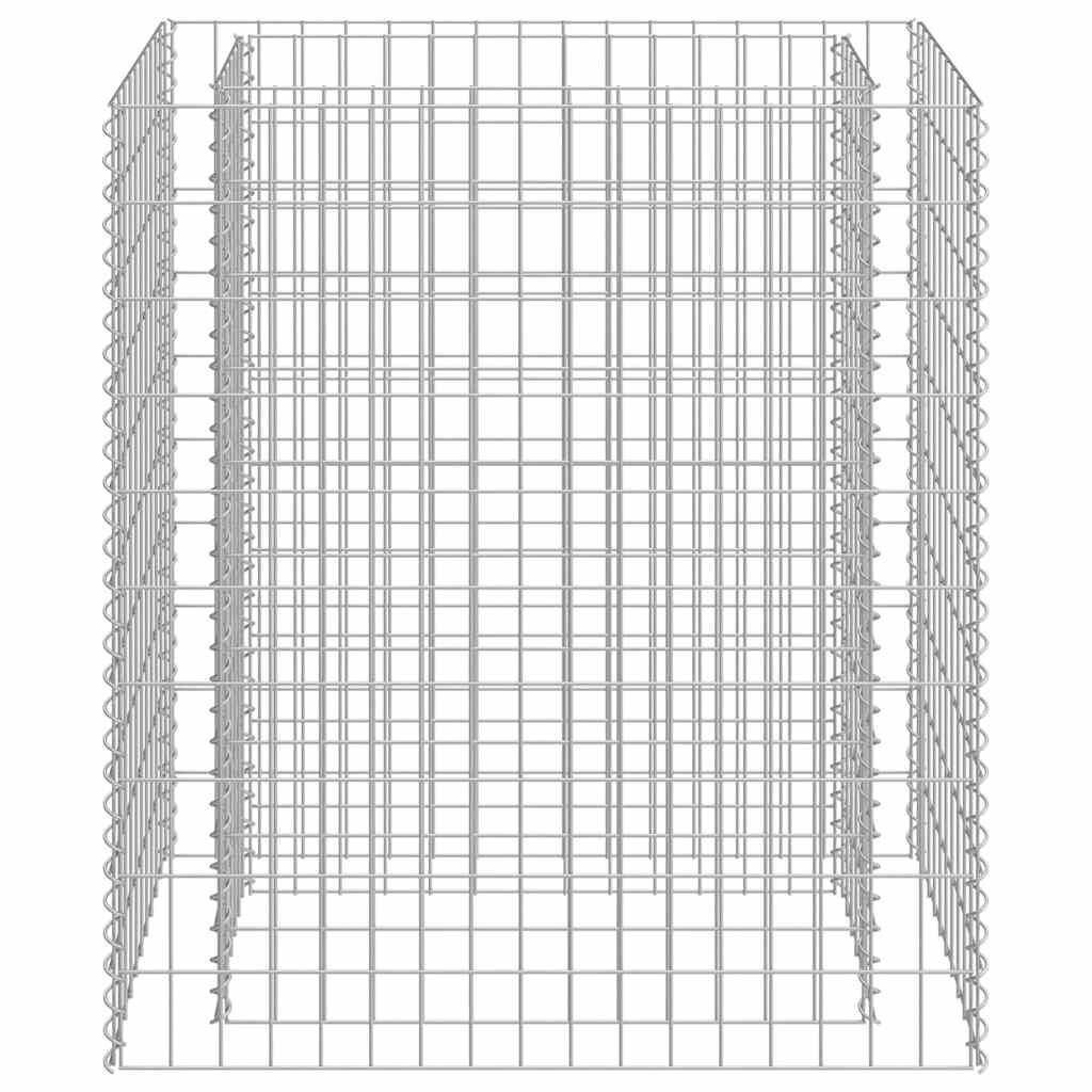 vidaXL Габіонова Піднесена Клумба 90x50x100 см Оцинкована Сталь