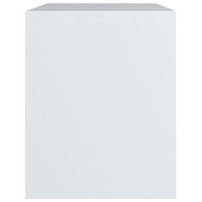 800009 vidaXL Bedside Cabinet White 40x30x40 cm Chipboard