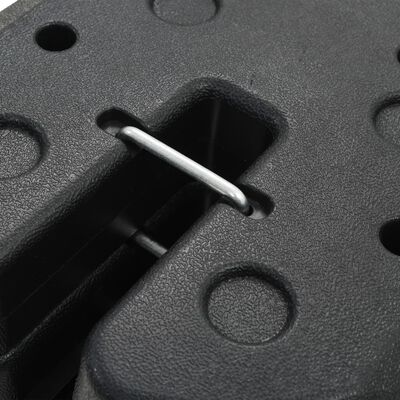 vidaXL Бетонні Плити для Альтанок 4 шт Чорний 220x30 мм