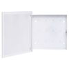vidaXL Скринька для Ключів з Магнітною Дошкою Білий 35x35x5,5 см