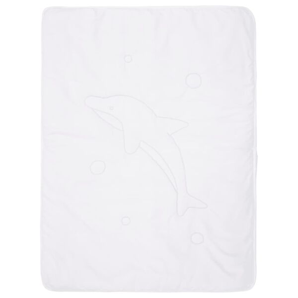 vidaXL Дитячий Постільний Комплект з 3 Од. Білий 100x135 см/40x60 см