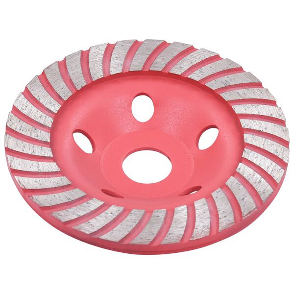 vidaXL Алмазний Шліфувальний Круг з Турбо 125 мм Чашоподібний