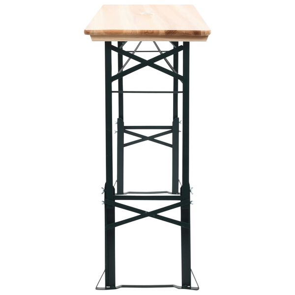 vidaXL Розкладний Пивний Стіл 169x50x75/105 см Сосна