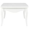 vidaXL Журнальний cтолик Білий 110x60x40 см Масив cосни