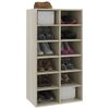 800399 vidaXL Shoe Rack Sonoma Oak 54x34x100 cm Chipboard