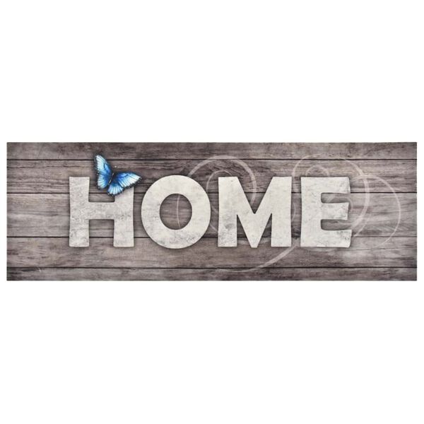 vidaXL Кухонний Килимок "Home" 60x180 см Переться
