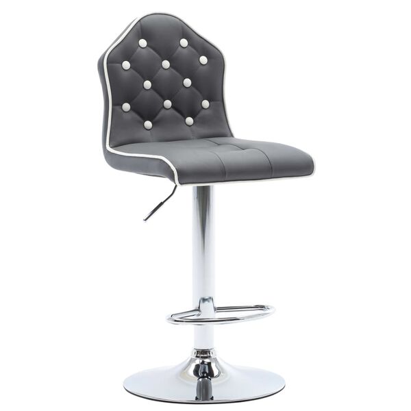 vidaXL Барні Стільці 2 шт Сірий Штучна Шкіра
