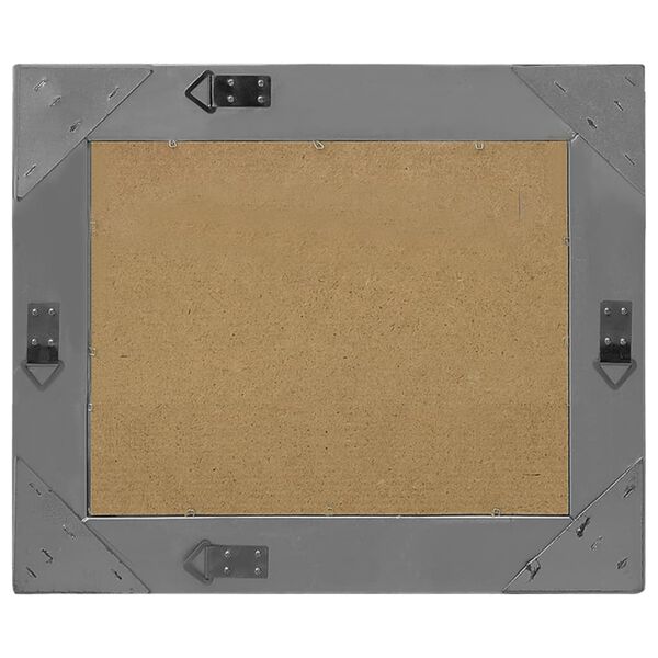 vidaXL Настінне Дзеркало в Cтилі Бароко Чорний 50x40 см