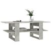 800544 vidaXL Coffee Table Concrete Grey 110x55x42 cm Chipboard