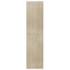 800228 vidaXL Wardrobe Sonoma Oak 100x50x200 cm Chipboard