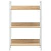 288221 vidaXL 3-Layer Book Shelf Oak 60x27,6x90,5 cm Chipboard