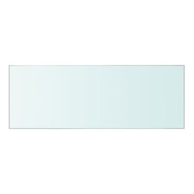 vidaXL Скляна панель для полиці Прозорий 40х12 см