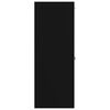vidaXL Шафа для ванної кімнати Чорний 30x30x80 см ДСП