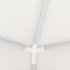 48523 vidaXL Party Tent with 4 Mesh Sidewalls 4x6 m White