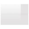 vidaXL Комплект Меблів для Ванної Кімнати 2 Од. Глянцевий Білий ДСП