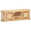 vidaXL Тумба під телевізор 120x30x40 см Масив манго/Натуральний очерет