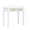 vidaXL Консольний стіл Білий 80x40x74 см Дерево