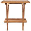 vidaXL Розкладний садовий столик 50x50x50 см Масив тикового дерева