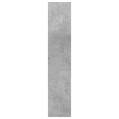 802943 vidaXL Wall Shelf Concrete Grey 90x16x78 cm Chipboard