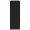 vidaXL Сервант Чорний 60x35x98,5 см Деревні пластики
