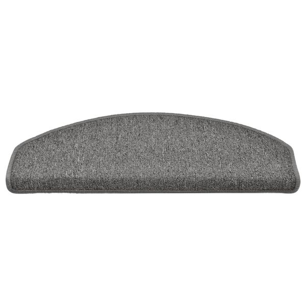 vidaXL Сходові Килимки 15 шт Темно-Сірий 65x24x4 см