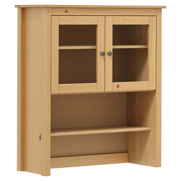 vidaXL Надставка на Сервант "Hill Range" Коричневий 90x33x100 см Сосна