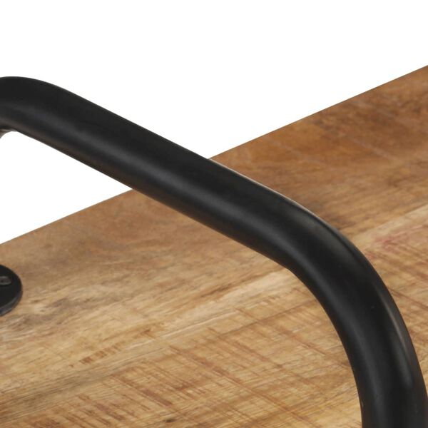 vidaXL Лавка 110 см Необроблений масив дерева манго