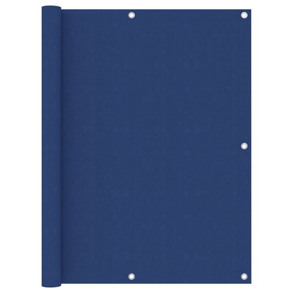 vidaXL Балконна Ширма Синій 120x400 см Тканина Оксфорд