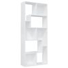 vidaXL Книжкова шафа Білий 67x24x161 см ДСП